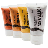 Metallic Acrylic Paint Set 4pc x 50ml - Mont Marte - Glowish