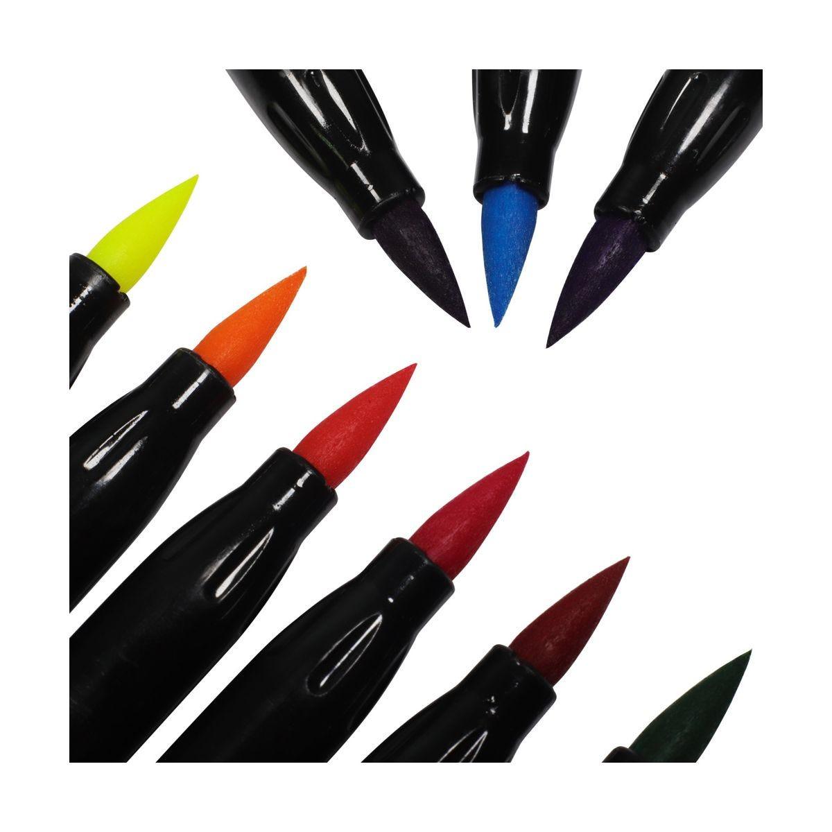 Mont Marte Coloring Brush Markers Signature 12pcs - Glowish