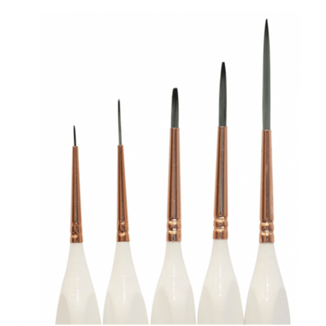 Mont Marte Detail/Liner Brush Set Signature 5pcs - Glowish