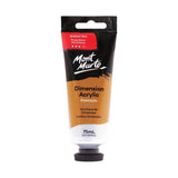 Mont Marte Dimension Acrylic Premium 75ml Tube - Brilliant Red - Glowish