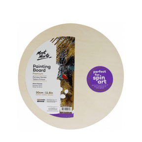 Mont Marte Premium Painting Board Round 30cm (11.8in) - Glowish