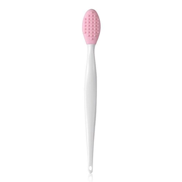 Nose Clean Blackhead Removal Silicone Brush Tool - Pink - Glowish