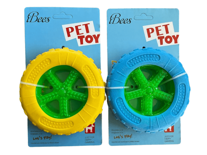 Pet Chew Ring Toy - Yellow - Glowish
