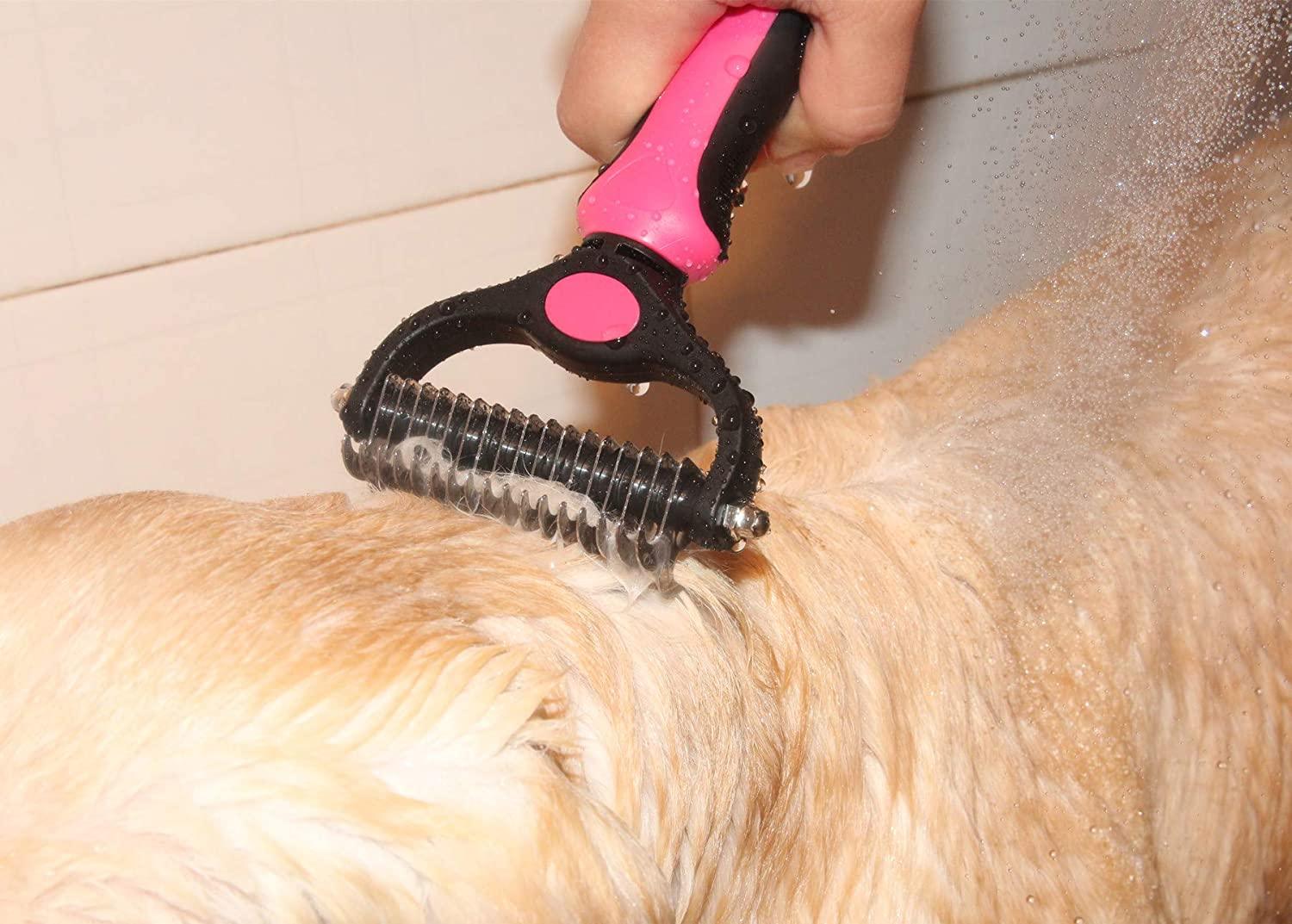 Dog shedding outlet undercoat