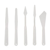 Plastic Palette Knife Set 5 pcs - Mont Marte.