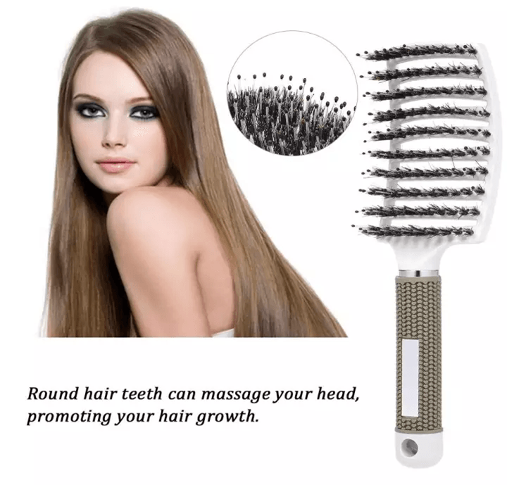 Professional Comb Nylon Tangle Hair Brush - Glowish