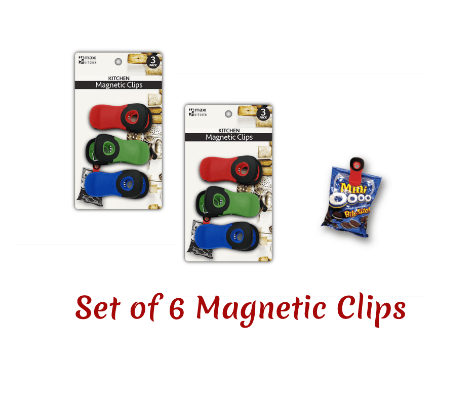 Set of 6 - Magnetic #Clips - MC 70mm.