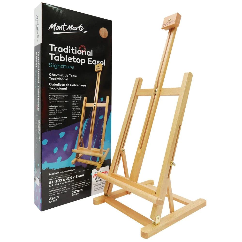 Traditional Tabletop Easel Signature - Medium - Mont Marte - Glowish