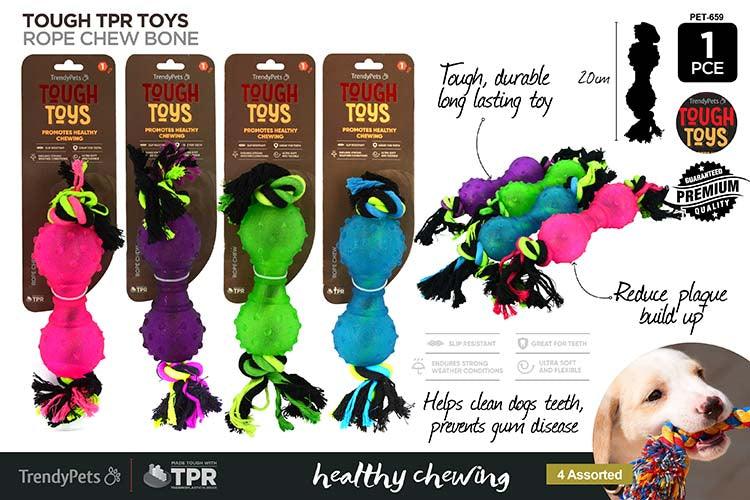 TrendyPets - Dog Treat Chew Toy Dark Blue - Glowish