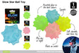 TrendyPets Glow Star Ball toy - Glowish