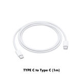 Type C to Type C Male Data Cable compatible with iPad Cable Charging - Glowish