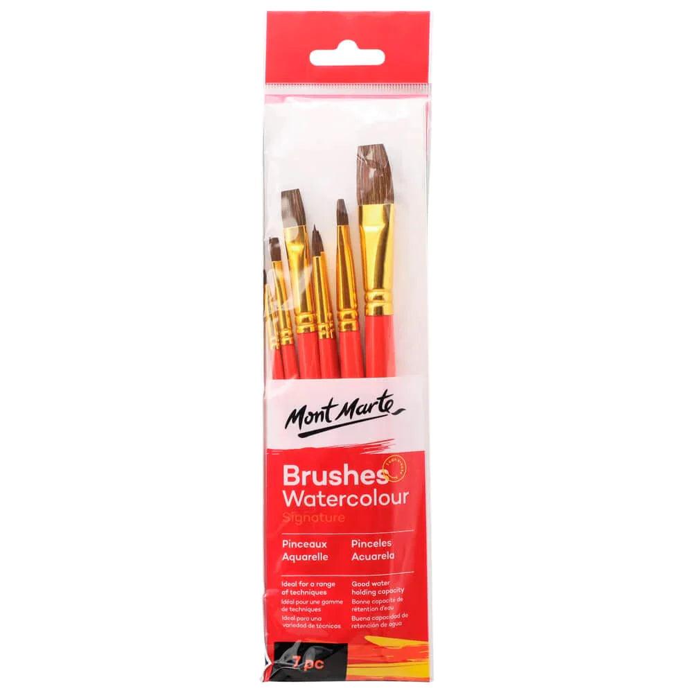 Watercolour Brushes Signature 7pc - Mont Marte - Glowish