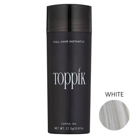 White Toppik Hair Building Fibers ~ 27.5g - Glowish