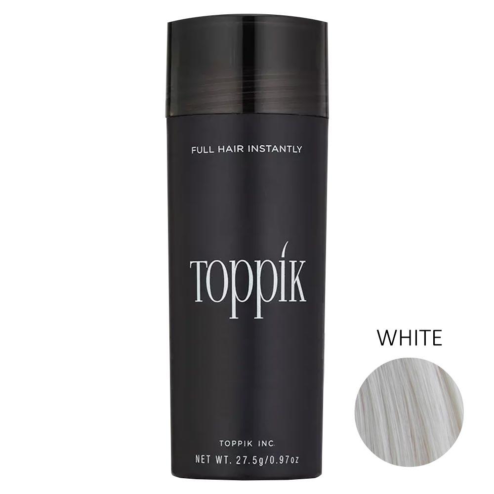 White Toppik Hair Building Fibers ~ 27.5g - Glowish